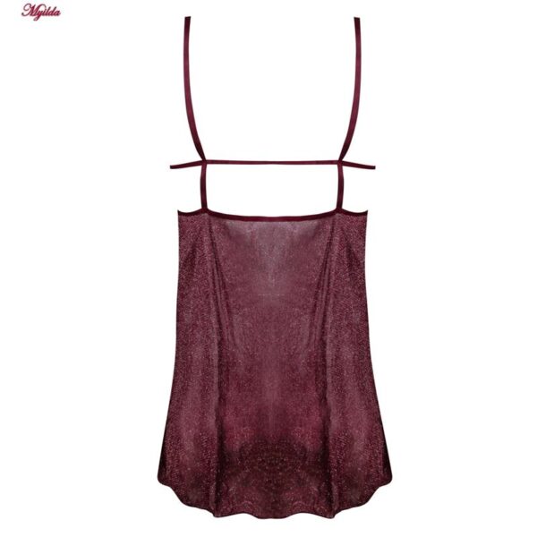 لباس خواب زنانه مدل 5244-2097 رنگ زرشکی لباس خواب زنانه مدل 5244-2097 رنگ زرشکی