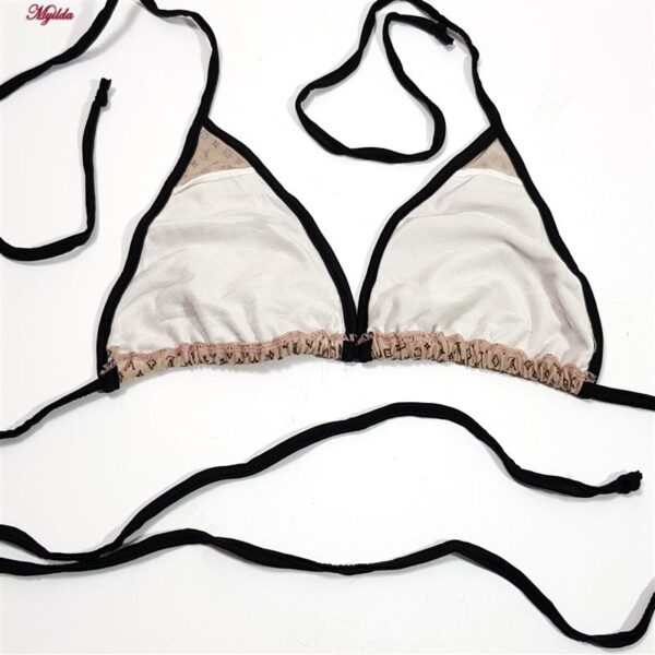 مایو زنانه ماییلدا مدل بدون فنر کد 3903-3 رنگ قهوه ای