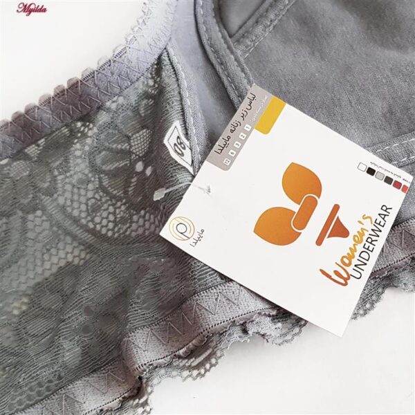 سوتین بدون فنر زنانه ماییلدا مدل دالبری کد 5036 رنگ طوسی