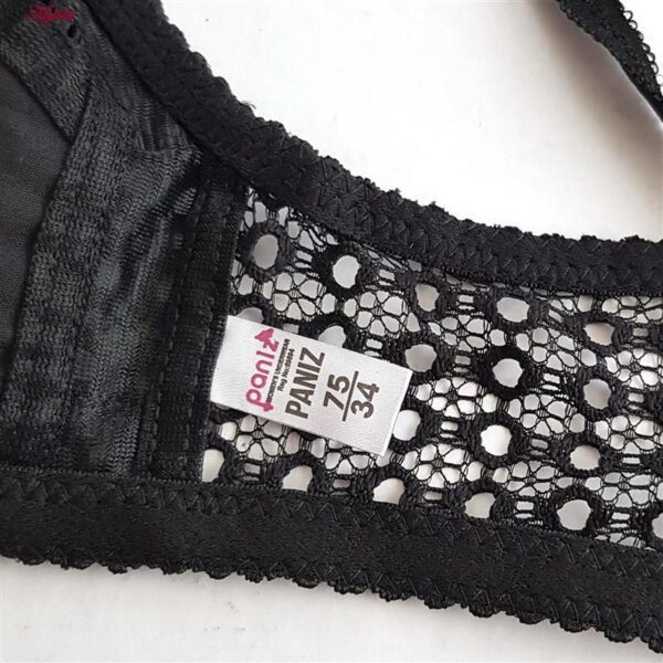 سوتین بدون فنر زنانه پانیذ کد 66500-NEW رنگ مشکی