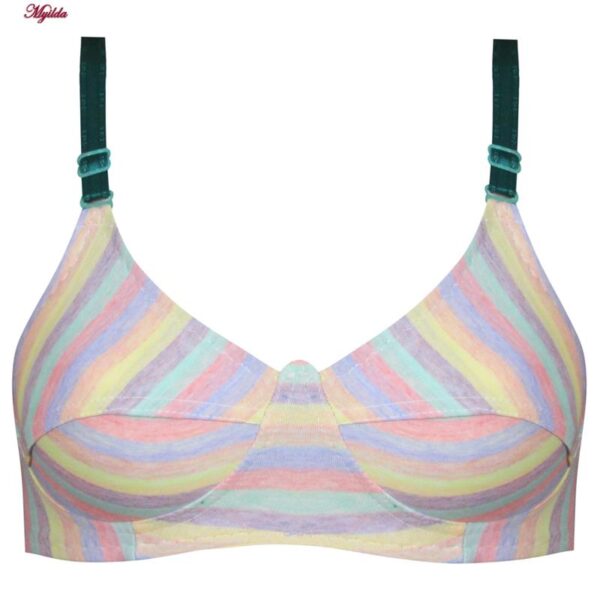 سوتین بدون فنر زنانه ماییلدا کد 4955-3 رنگ کله غازی