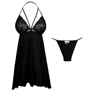 لباس خواب زنانه مدل 5241-2222 رنگ مشکی