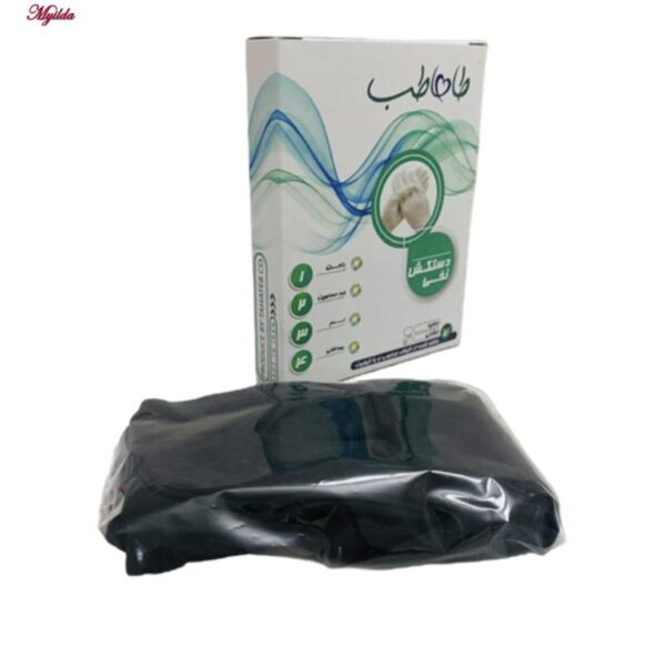 دستکش طاها طب مدل ضد حساسیت مچ دار