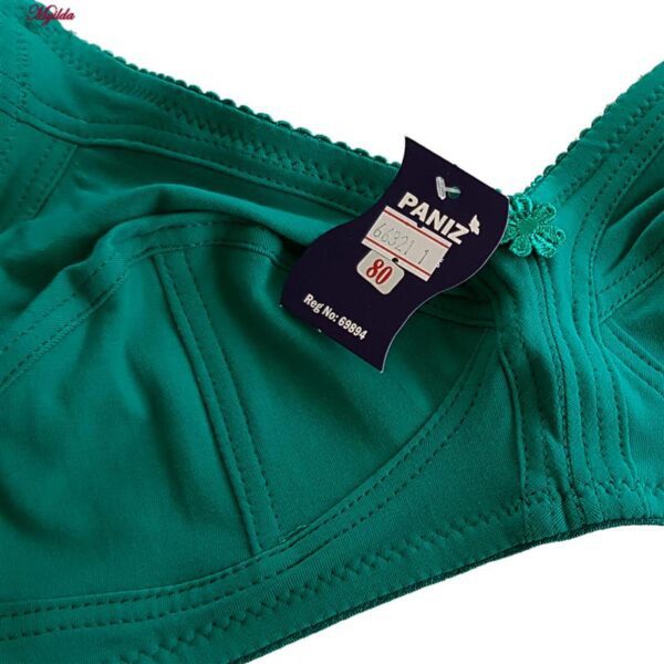 سوتین بدون فنر زنانه پانیذ مدل 66321 رنگ سبزآبی