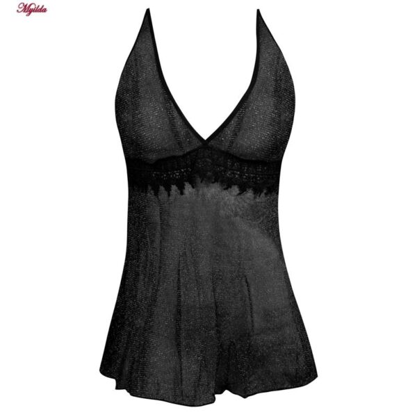 لباس خواب زنانه مدل 5244-2097 رنگ مشکی لباس خواب زنانه مدل 5244-2097 رنگ مشکی