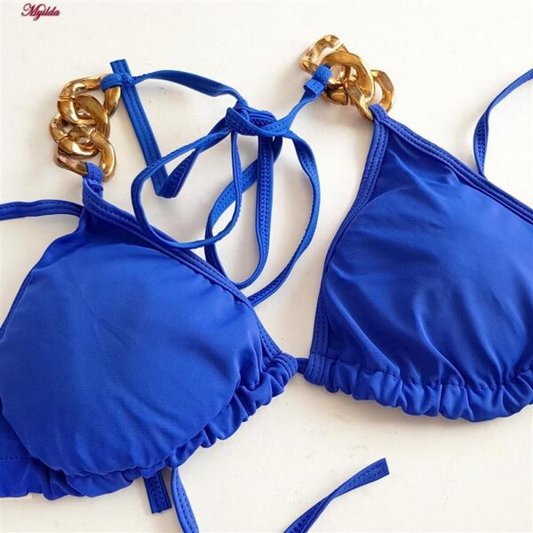 مایو دو تکه زنانه رونیا مدل 5237-10-02 رنگ آبی