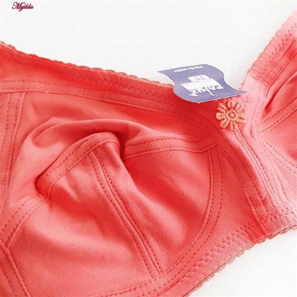 سوتین بدون فنر زنانه پانیذ مدل 66321 رنگ گلبهی