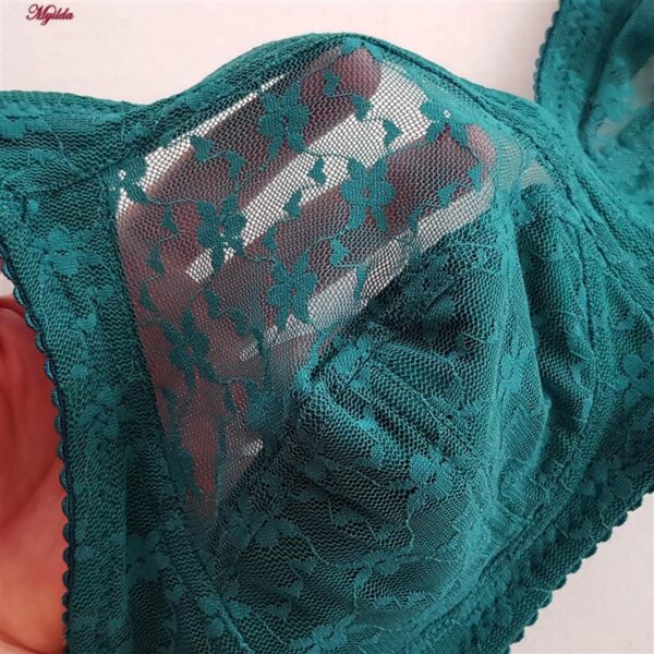 سوتین بدون فنر زنانه پانیذ کد 66500-NEW رنگ سبز کله غازی