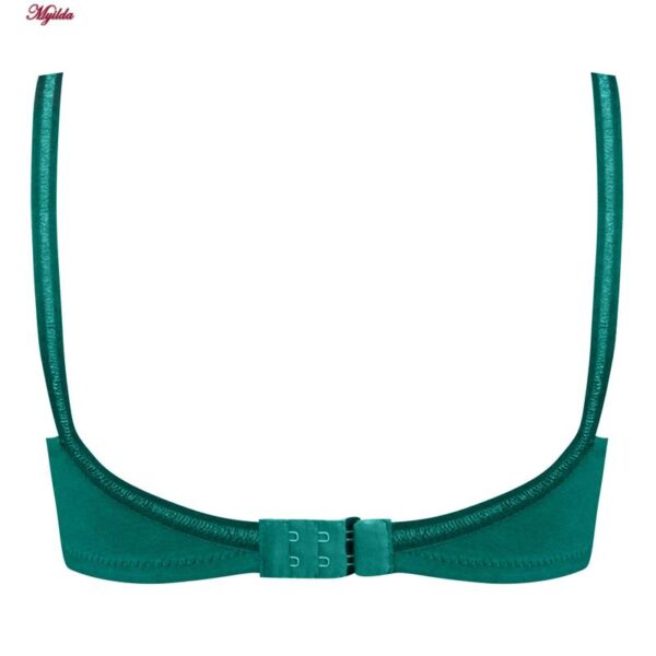 سوتین بدون فنر زنانه پانیذ مدل 66321 رنگ سبزآبی