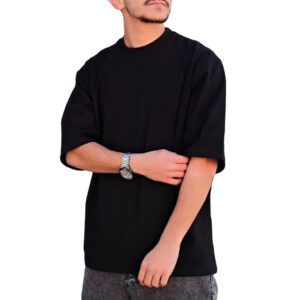 تی شرت آستین کوتاه مردانه مدل مشکی