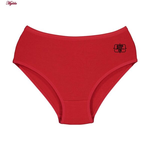 شورت زنانه برهان تن پوش مدل اسلیپ کد 2-03 رنگ قرمز  بسته 3 عددی