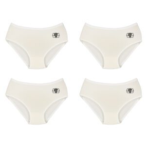 شورت زنانه برهان تن پوش مدل اسلیپ 03 بسته 4عددی رنگ سفید