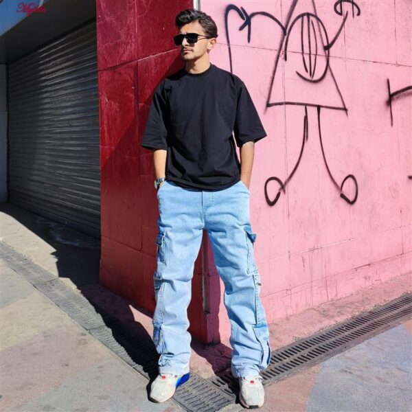 تی شرت آستین کوتاه مردانه مدل مشکی