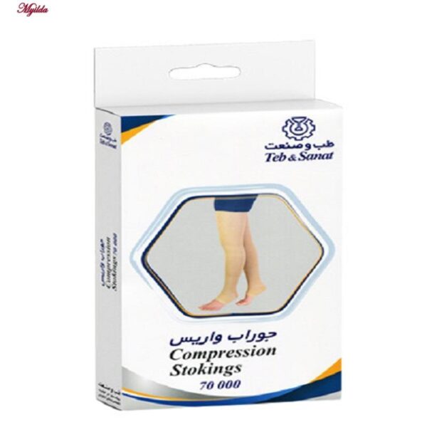 جوراب واریس طب و صنعت مدل 70000 کد AD