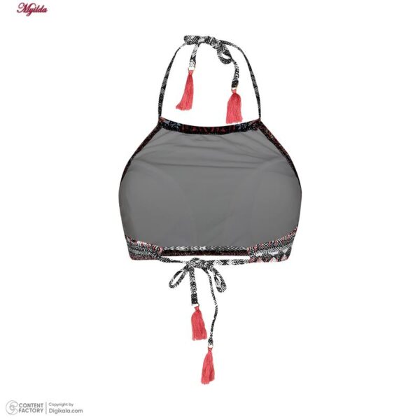 ست 2 تکه مایو دخترانه مدل 11008 رنگ مشکی