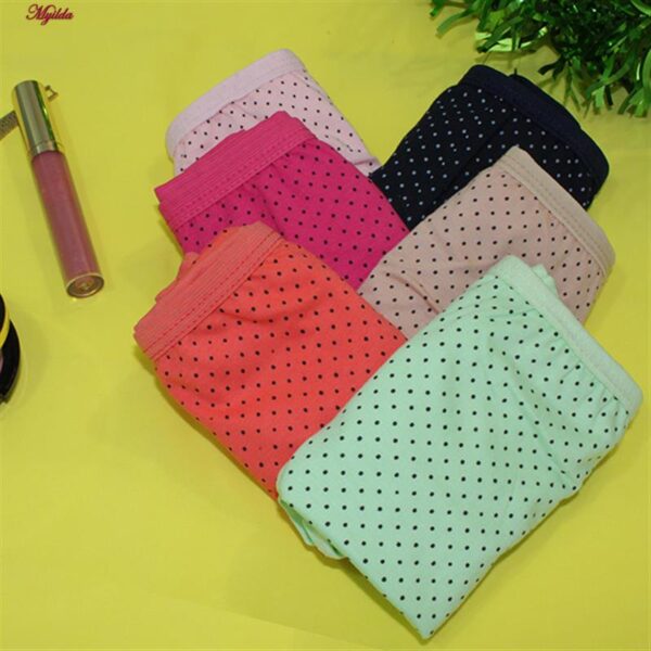 شورت زنانه مدل نهال خال خالی کد ZP51 مجموعه 6 عددی