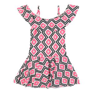 مایو دخترانه مدل 11012 رنگ صورتی