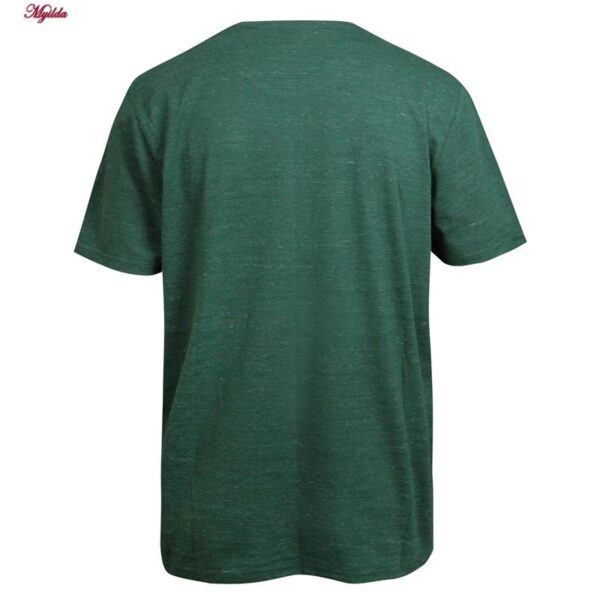 تی‌شرت آستین کوتاه مردانه مدل نیکریس پنبه ای کد 5315-S-NR.R رنگ سبز تیره