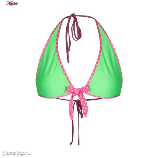 ست 2 تکه مایو دخترانه مدل 11002 رنگ سبز