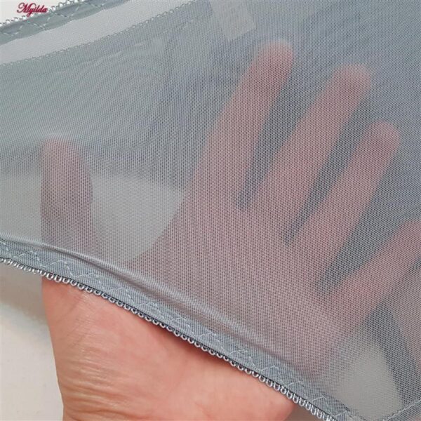 ست شورت و سوتین زنانه ماییلدا مدل پاپیون بدون فنر کاپ اسفنجی کد 5300-A881 رنگ طوسی