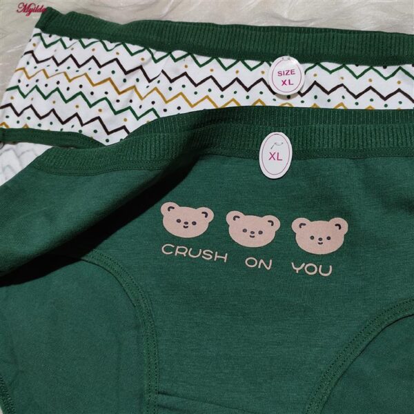 شورت زنانه مدل کبریتی عروسکی تدی بسته 5 عددی