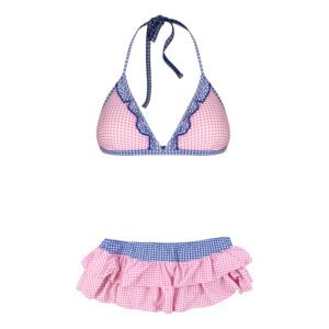 ست 2 تکه مایو دخترانه مدل 11013 رنگ صورتی