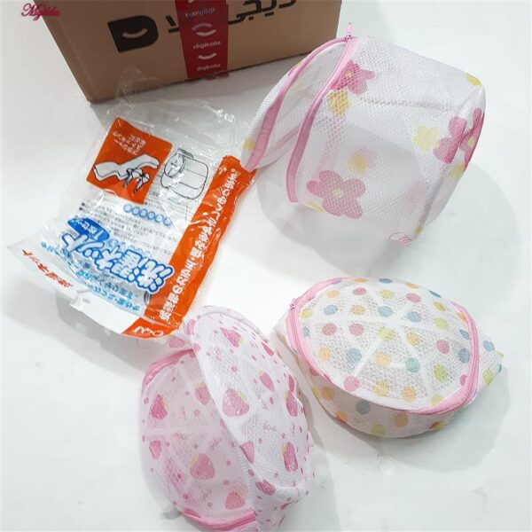 محفظه شستشو لباس زیر زنانه مدل خالدار کد QJQ