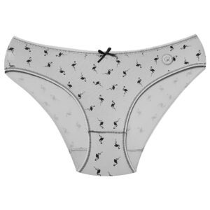 شورت زنانه فیتن فرخ زادی مدل پنبه ای فلامینگو کد 5177-7 رنگ طوسی