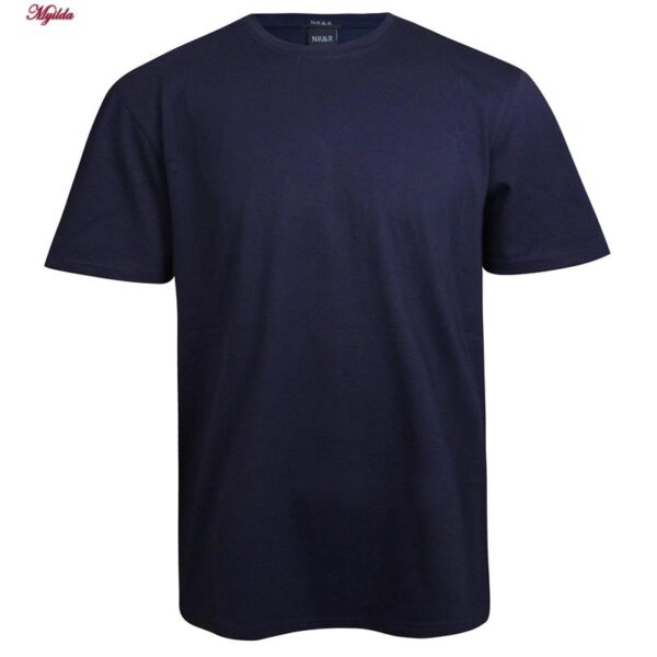 تی‌شرت آستین کوتاه مردانه مدل پنبه ای کد 5315-S-NR رنگ سرمه ای