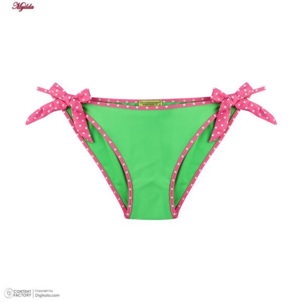 ست 2 تکه مایو دخترانه مدل 11002 رنگ سبز