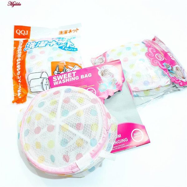 محفظه شستشو لباس زیر زنانه مدل خالدار کد QJQ