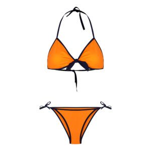 ست 2 تکه مایو دخترانه مدل 11014 رنگ نارنجی