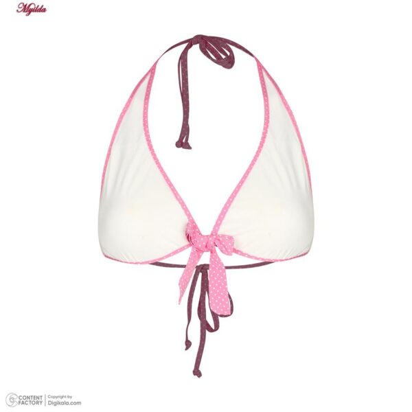 ست 2 تکه مایو دخترانه مدل 11004 رنگ سفید