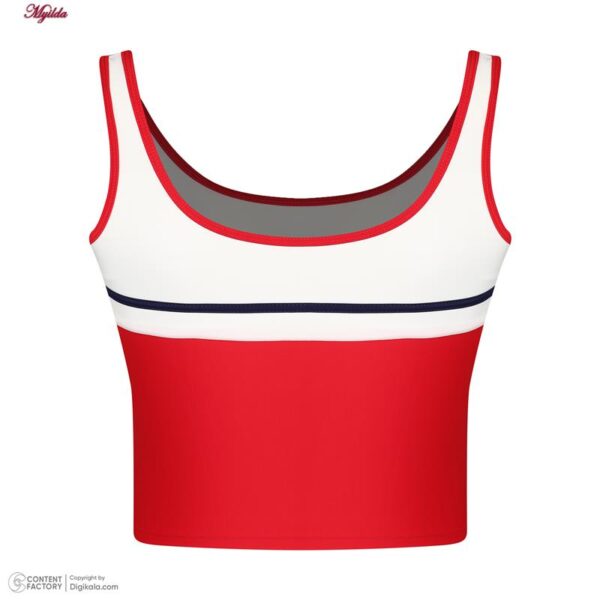 ست 2 تکه مایو دخترانه مدل 11006 رنگ قرمز