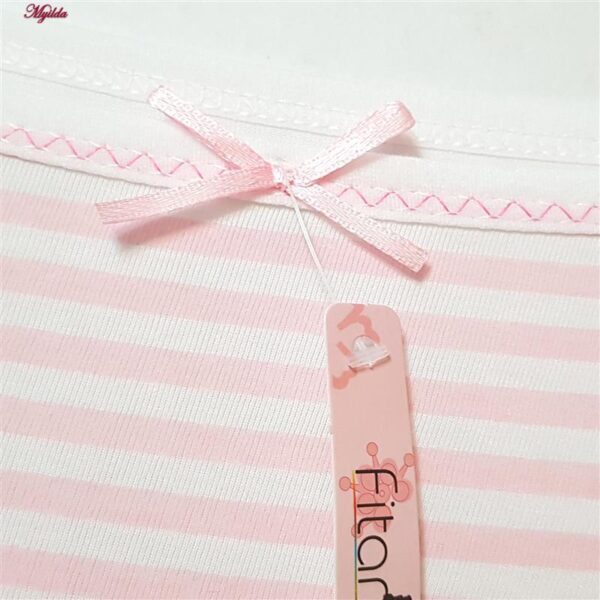 شورت زنانه فیتن فرخ زادی مدل پنبه ای راه راه کد 5177-10 رنگ صورتی