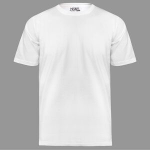 تی‌شرت آستین کوتاه مردانه مدل پنبه ای کد5317-T-NR&R رنگ سفید