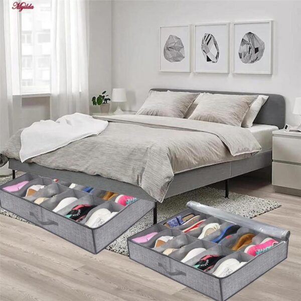 نظم دهنده کفش لوتوس مدل زیرتختی بسته 2 عددی