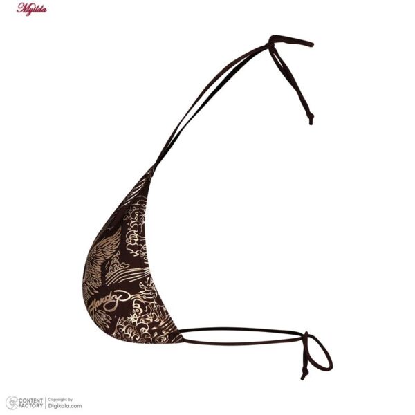 ست 2 تکه مایو دخترانه مدل 11005 رنگ قهوه‌ای