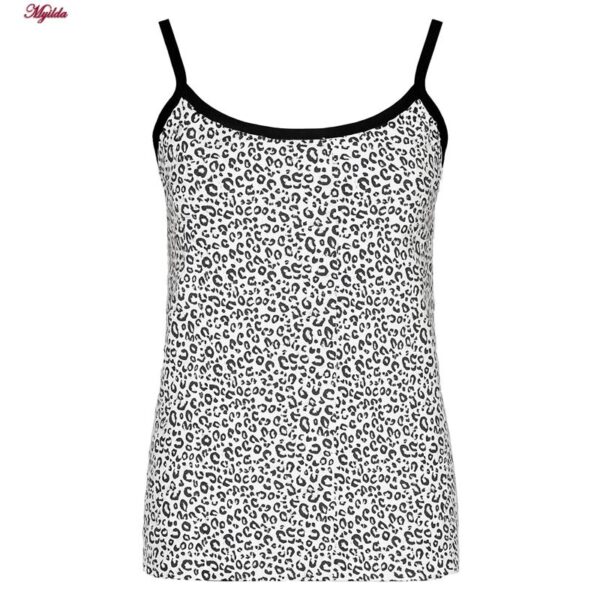 تاپ راحتی زنانه ماییلدا مدل پلنگی کد 5328-1