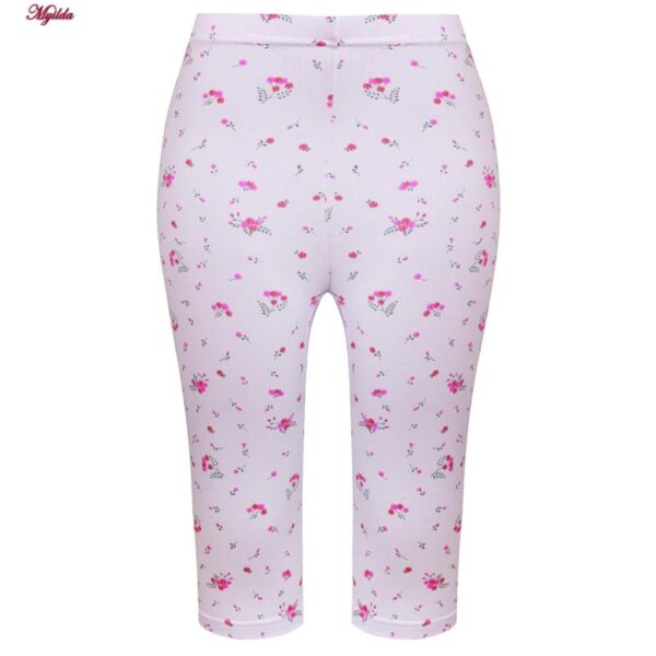 شلوارک راحتی زنانه ماییلدا مدل گل گلی کد 5329-4