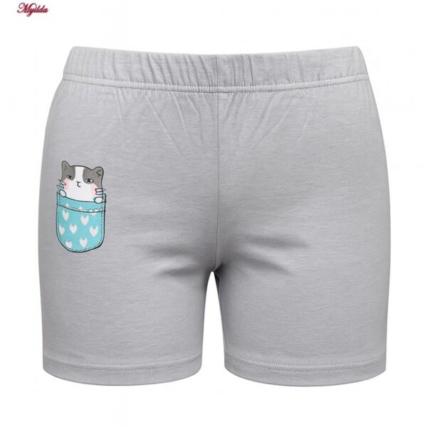 شلوارک راحتی زنانه ماییلدا مدل گربه کد 5325