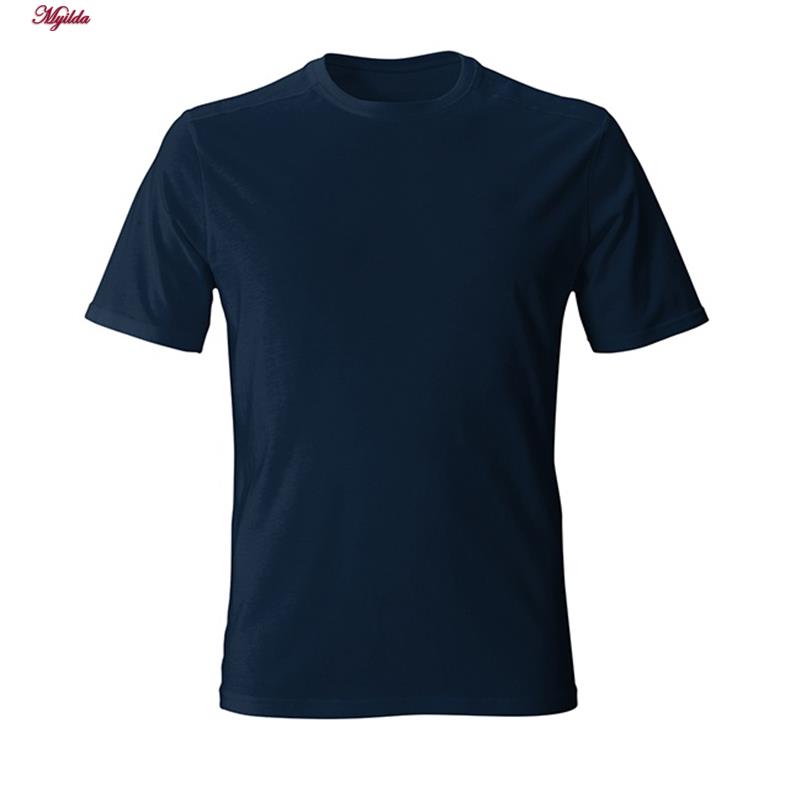 تیشرت سرمه ای ساده مردانه تیشرت سرمه ای ساده مردانه