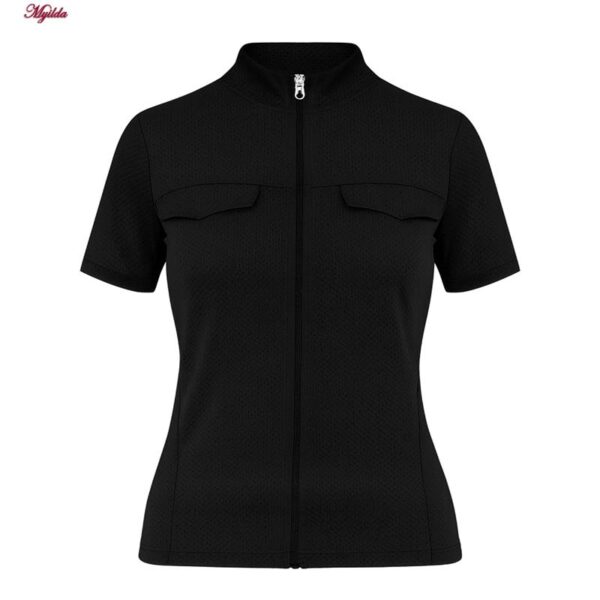 تی شرت آستین کوتاه ورزشی زنانه ماییلدا مدل 5338-556