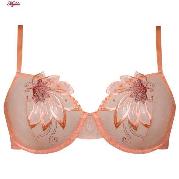 ست شورت و سوتین زنانه برتا مدل فنردار گیپور کد 4695-2020LC