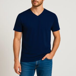 تی شرت مردانه کد mm55 رنگ سرمه ای