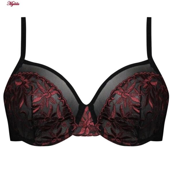 ست شورت و سوتین زنانه برتا مدل فنردار گیپور کد 4695-2020 N