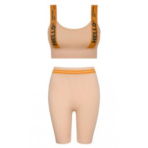 ست نیم‌تنه و شلوارک ورزشی زنانه ماییلدا مدل 5327
