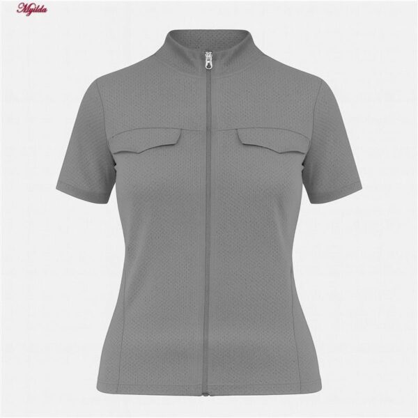 تی شرت آستین کوتاه ورزشی زنانه ماییلدا مدل 5338-556