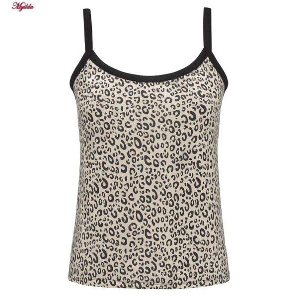 تاپ راحتی زنانه ماییلدا مدل پلنگی کد 5328-1