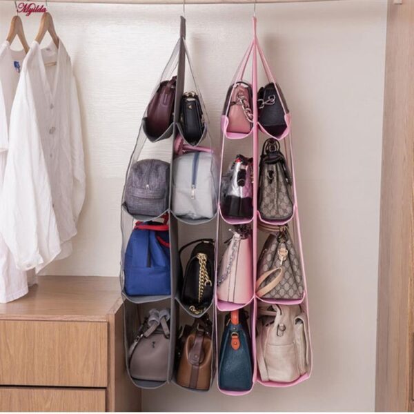 نظم دهنده کیف و کفش مای هوم مدل 8 جیب بسته 2 عددی